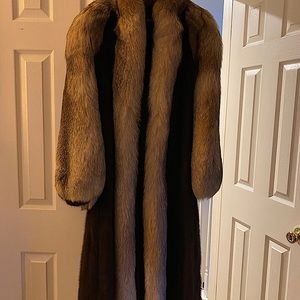 Charles Klein Mink and Fox coat